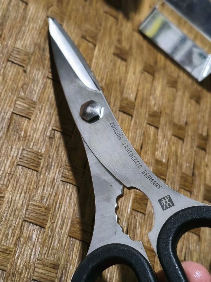 Zwilling henckels, suncraft & kokuyo multipurpose scissors (Category: Craft Supplies & Tools) located in Cabanatuan. Submitted by sonnelp (Listing ID 1461213281, Image 3). Description: - Zwilling henckels made in germany - Suncraft and kokuyo made in japan - Comfortable and ergonomic handles - Versatile for kitchen, crafts, and general use - High-quality construction - Used but still in solid condition.