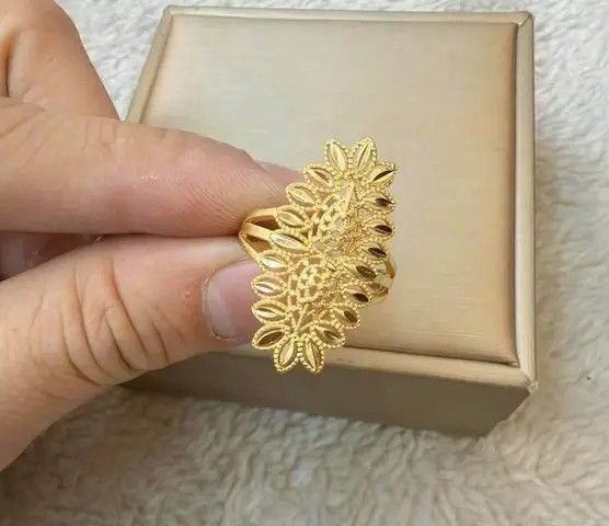 14K Vermeil Gold Ring (Category: Rings) located in Caloocan City. Submitted by cheskhaionlinestore2.0 (Listing ID 1461457100, Image 3). Description: New Collection 🥰 14k GOLD VERMEIL RINGS ₱750 each only 📌 ₱600 each only min 5📌 ₱450 each only min 12📌 What is Vermeil Gold? 14K Vermiel Gold Gold vermeil (pronounced ver-may) is a high-quality type of gold-plated jewelry defined by a sterling silver base metal, a thick gold layer (at least 2.5 mi