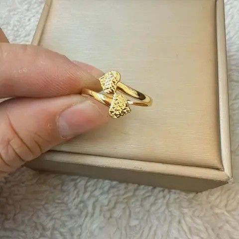 14K Vermeil Gold Ring (Category: Rings) located in Caloocan City. Submitted by cheskhaionlinestore2.0 (Listing ID 1461457196, Image 3). Description: New Collection 🥰 14k GOLD VERMEIL RINGS ₱750 each only 📌 ₱600 each only min 5📌 ₱450 each only min 12📌 What is Vermeil Gold? 14K Vermiel Gold Gold vermeil (pronounced ver-may) is a high-quality type of gold-plated jewelry defined by a sterling silver base metal, a thick gold layer (at least 2.5 mi