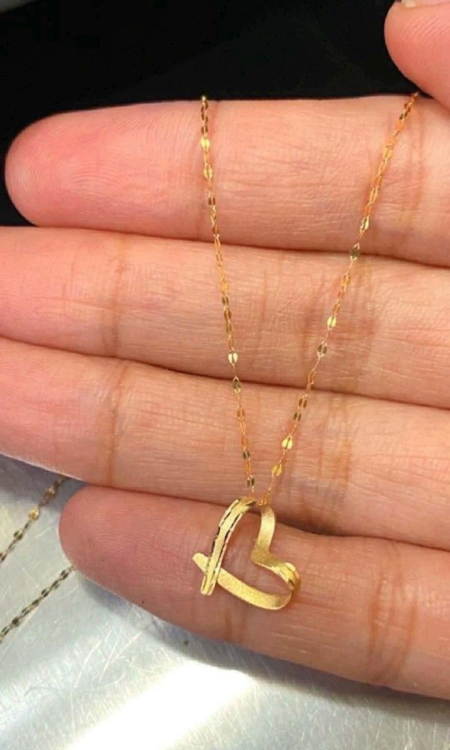 18K Saudi Gold Open Heart Pendant (Category: Necklaces) located in Caloocan City. Submitted by cheskhaionlinestore2.0 (Listing ID 1461450751, Image 2). Description: 18K Pure Saudi Gold OPEN HEART PENDANT Rope- ₱6050 only 📌 Dancing- ₱4300 only 📌 Tuaco- ₱4300 only 📌 Box chain- ₱6200 only 📌 Figaro- ₱7200 only 📌 Cadena- ₱6850 only 📌 Micro- ₱6100 only 📌 Paperclip- ₱6800 only 📌 C4rter- ₱5900 only 📌 Japan- ₱6700 only 📌 🍒 Pawnable/ Nasasangla�