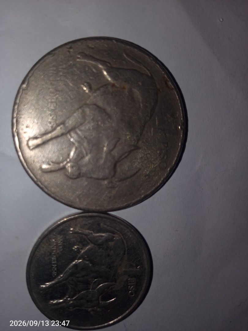 1985 / 1993 1 Piso Coin (Category: Currency) located in Davao. Submitted by banana.pancake (Listing ID 1461522759, Image 3). Description: Both for 100.