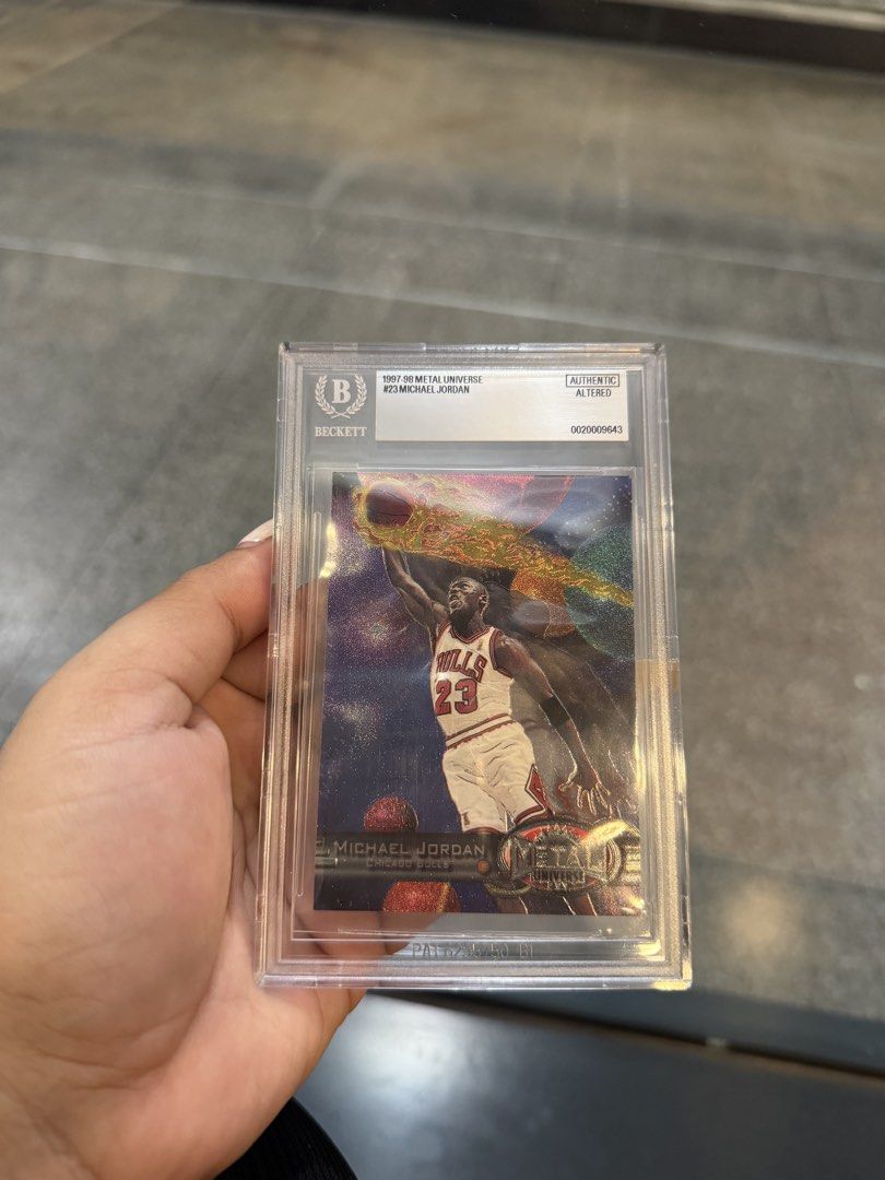 1997 Michael Jordan Metal Universe BGS Authentic (Category: Graded Singles) located in Pasig City. Submitted by fxm_collectible_olshop77 (Listing ID 1461473599, Image 1). Description: .