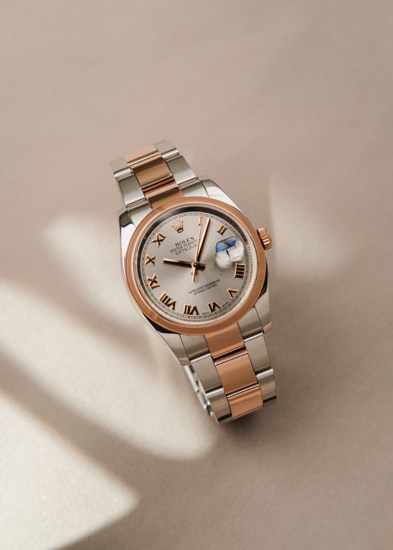 2012 Rolex Datejust w/ Box and Papers (Category: Luxury Watches) located in Manila. Submitted by windsorfinery (Listing ID 1461347264, Image 1). Description: Rolex Datejust 116201 2012 Automatic 36mm Stainless steel/Everose gold Sapphire Rolex bracelet Box: Yes Papers: Yes Others: Rolex hang tag, booklet, card holder and timegrapher receipt. 1-Year Mechanical Warranty by Windsor Finery Co. *SRP of the latest reference is ₱952,500* Cash Price: ₱53