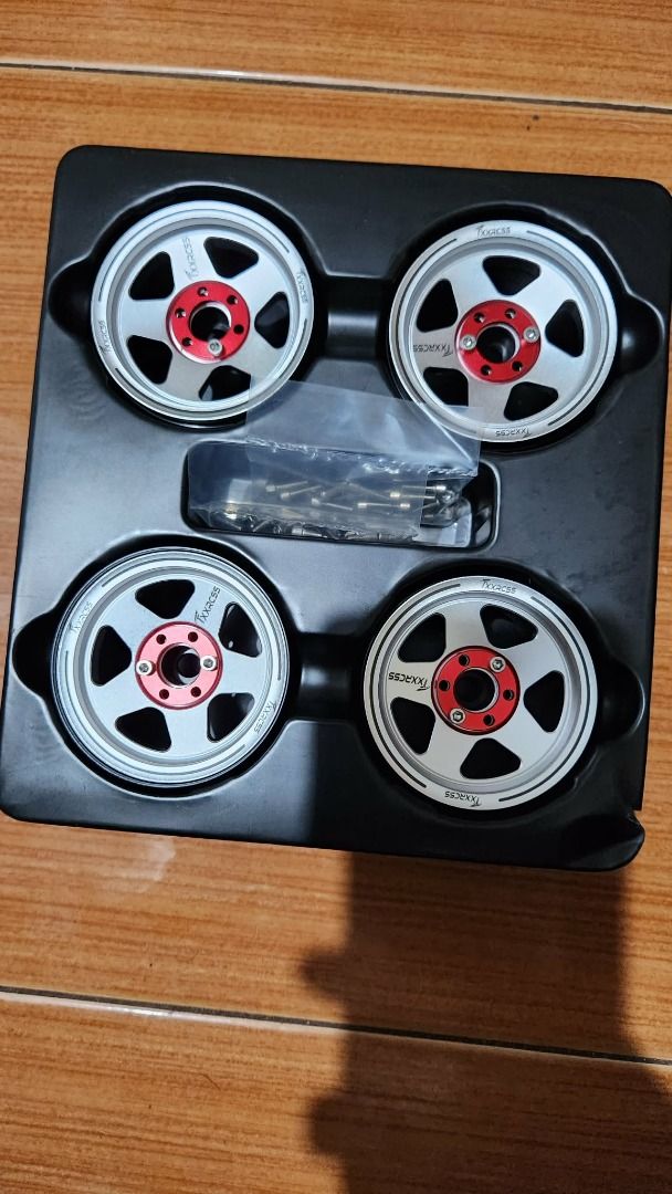 2.2 Trxxcss Negative Offset Beadlock rims (Category: Mags and Tires) located in Caloocan City. Submitted by paulzylerdoria12321 (Listing ID 1461559028, Image 3). Description: 2.2 Txxcrss Negative Offset Beadlock rims 1.9 Chanmoo Crawler Tires With FOAM RIMS -2395 Tires -395 If get both bigay na namin ng 2695 only No issues/marks HALOS BRAND NEW CONDITION With box PM for more info.