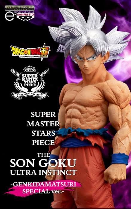 40週年自在極意悟空SUPER MASTER STARS PIECE THE SON GOKU ULTRA INSTINCT （分類：手辦雕像）位於 Hong Kong。 由 jjjjeffrey 提交（商品編號 1461528721，圖片 1）。簡介： 係龍珠超 SMSP 系列嘅孫悟空，超級撒亞人神形態。Genkidamatsuri特別版，好有收藏價值。Figure造工好細緻，肌肉線條好明顯。啱晒龍珠迷！。