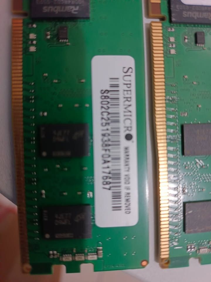 Supermicro 8GB DDR4 ECC RAM Modules (Category: Computer Parts) located in Makati City. Submitted by inet.tekno (Listing ID 1461329059, Image 3). Description: - Supermicro 8GB DDR4 ECC RAM - Speed 3200 - Server memory modules - Tested and confirmed working - Excellent value for server upgrades Made in Taiwan.