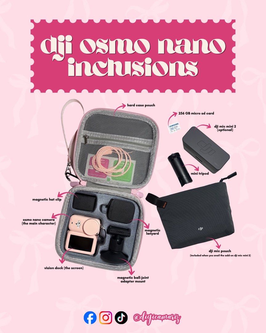 [ FOR RENT ] DJI Osmo Nano (Category: Cameras) located in Quezon City. Submitted by digicamariz (Listing ID 1449591266, Image 2). Description: .