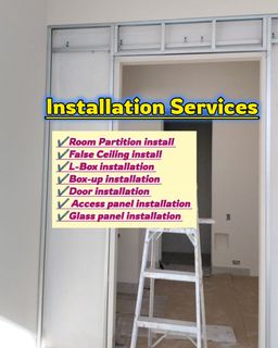 Partition Board Wall Installation & False Ceiling Installation  收藏品 1