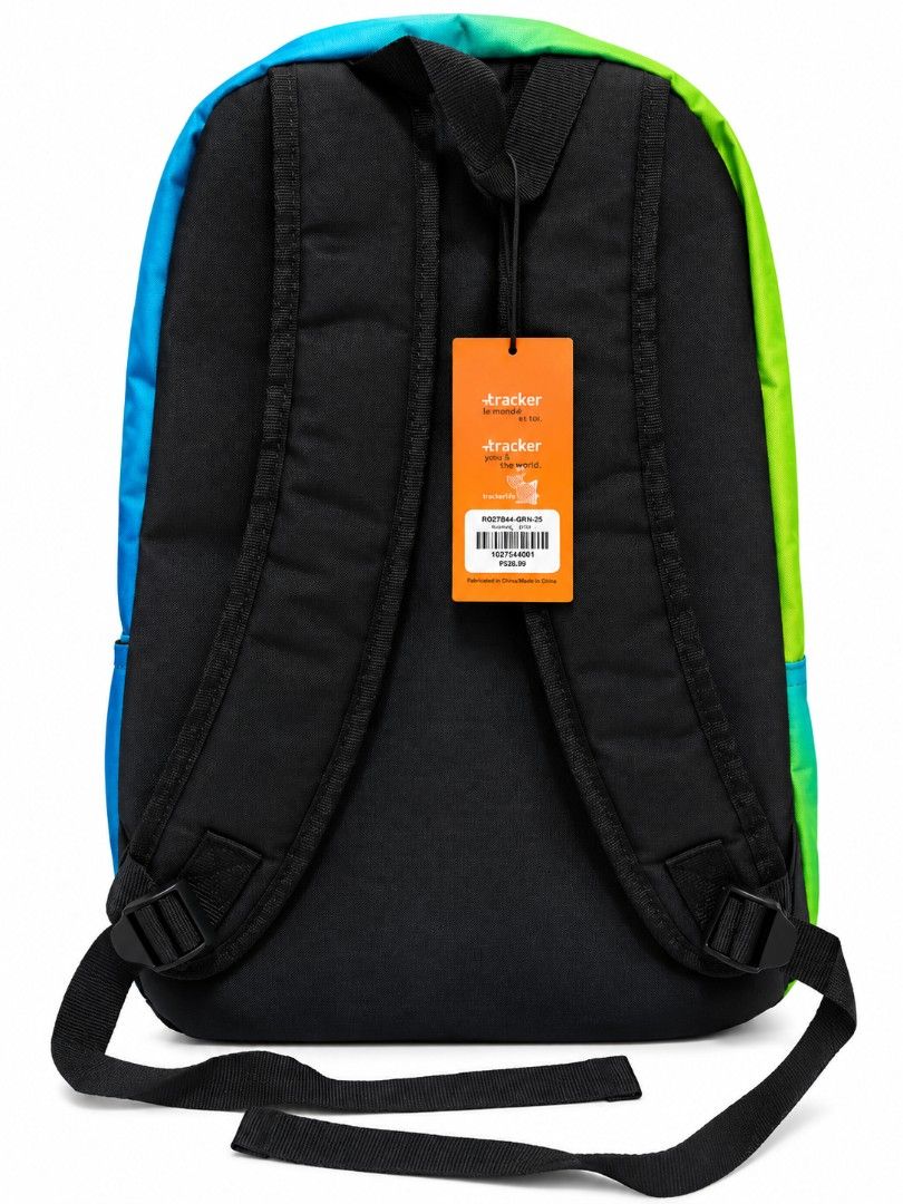🎒 Tracker Backpack (Category: Backpacks) located in Antipolo. Submitted by y3cfrozenfoods (Listing ID 1461324481, Image 3). Description: ✔️Brand: Tracker ✔️Color: Blue, Green & Lime Green ✔️Material: Durable polyester fabric ✔️Design: Stylish and sporty color-block design ✔️Storage: Multiple compartments and front pockets ✔️Closure: Secure zippered compartments ✔️Side Pockets: Convenient side pockets for easy access ✔️Back: Padded/mesh-style bac
