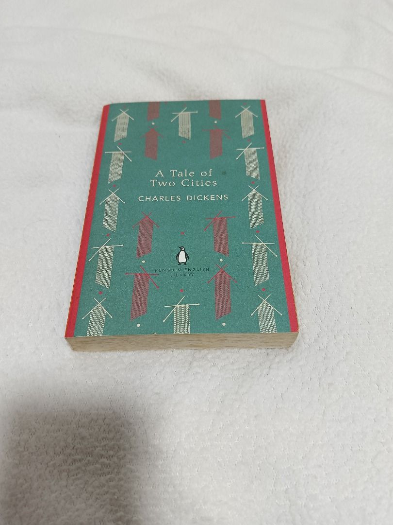 A Tale of Two Cities by Charles Dickens (Category: Storybooks) located in Quezon City. Submitted by prelovedbooks2026 (Listing ID 1461339909, Image 1). Description: Price: Final - Let's save each other's time Annotations (if any: written with a PERMANENT BALLPOINT PEN, that's why it's CHEAP) NO TO LOW BALLERS (BARAT). WE'RE LISTING OUR STUFF BECAUSE WE NEED TO. - Minor discoloration and foxing on inside pages and edges PAYMENT: bank transfer or g
