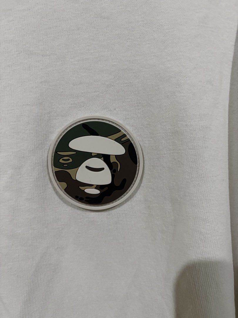 Aape by A Bathing Ape Camo Rubber Patch Logo (Category: Tshirts & Polo Shirts ) located in Calasiao. Submitted by used_goodies222 (Listing ID 1461335356, Image 3). Description: 24*29 Modern Release Authentic 10/10 color rate No issue.