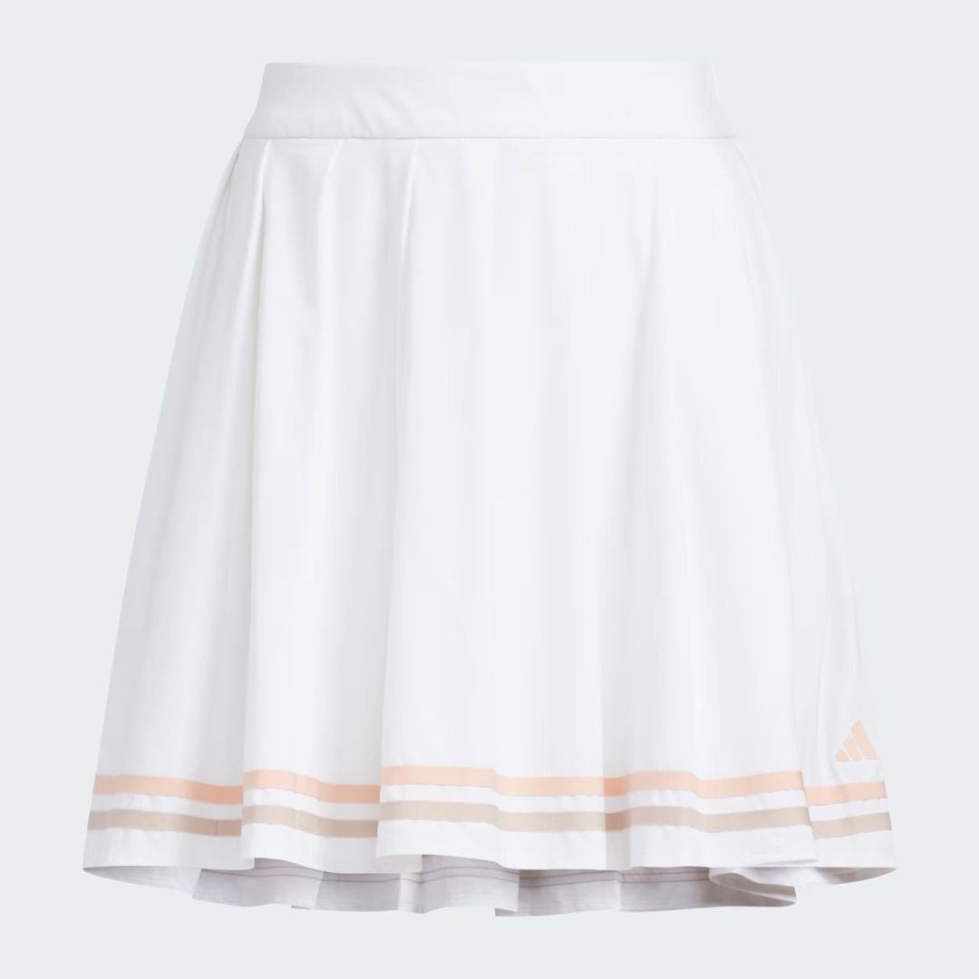 Adidas AEROREADY Pleated Skirt (Category: Activewear) located in Caloocan City. Submitted by heyheymareyyy (Listing ID 1461463565, Image 1). Description: selling 🫶 bought during the Adidas Warehouse Sale 2026 still have the original receipt :) AEROREADY Pleated Skirt size: S color: White ₱2.1k only (orig price: ₱5,250) 📍 makati city 🤝 meet-up available 📦 shipping available dm if interested 💌.