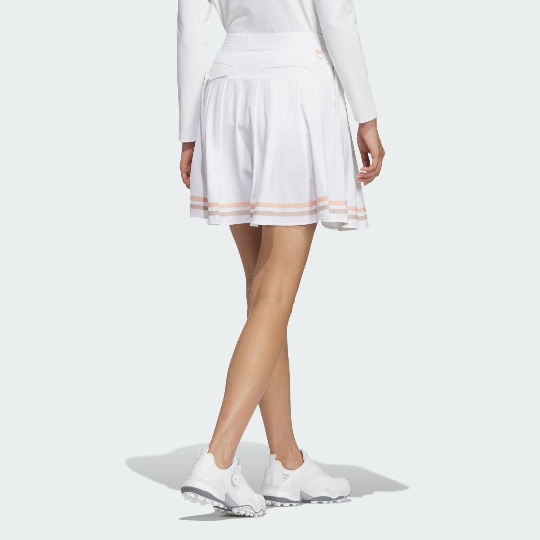 Adidas AEROREADY Pleated Skirt (Category: Activewear) located in Caloocan City. Submitted by heyheymareyyy (Listing ID 1461463565, Image 2). Description: selling 🫶 bought during the Adidas Warehouse Sale 2026 still have the original receipt :) AEROREADY Pleated Skirt size: S color: White ₱2.1k only (orig price: ₱5,250) 📍 makati city 🤝 meet-up available 📦 shipping available dm if interested 💌.