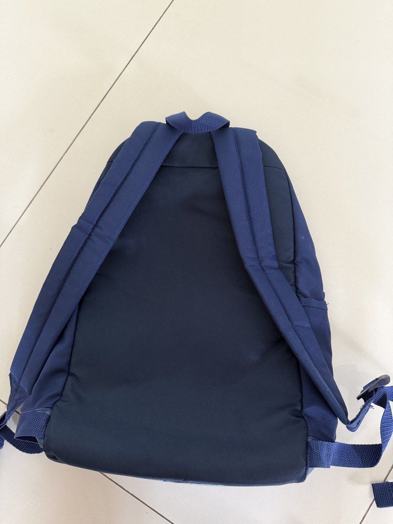 Adidas Backpack Blue Stripes (Category: Backpacks) located in Quezon City. Submitted by myriadtrinkets (Listing ID 1461407239, Image 2). Description: - Classic blue Adidas backpack - Iconic diagonal stripe design - Convenient front zip pocket - Large main compartment for ample storage - Adjustable straps for a customized fit - Ideal for school, work, or everyday adventures.