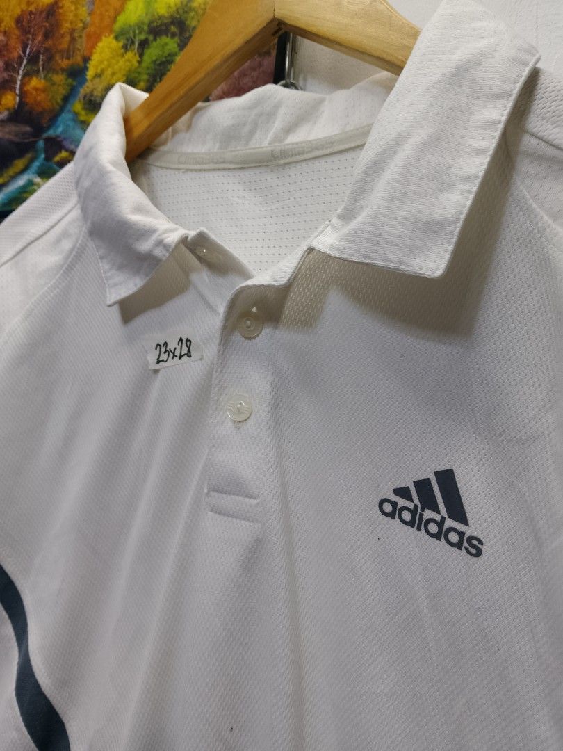 adidas dri fit polo (Category: Tshirts & Polo Shirts ) located in Valenzuela. Submitted by joshwrldselection (Listing ID 1461553825, Image 2). Description: large - xl very good condition fade neck tag and need wash only thrift..