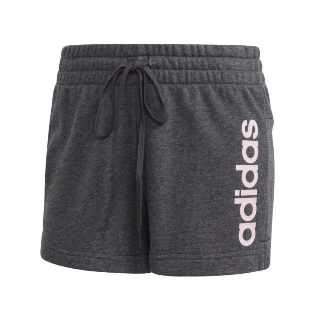 Adidas Essentials Slim Logo Sweat Shorts (Category: Shorts) located in San Juan City. Submitted by marthina.jacobo (Listing ID 1461427423, Image 1). Description: Excellent condition Barely used Runs big Dark grey color RFS: Decluttering Actual color may slightly vary due to lighting ₱450 + sf Modes of payment are through Unionbank/Metrobank/ GoTyme/ GCash.