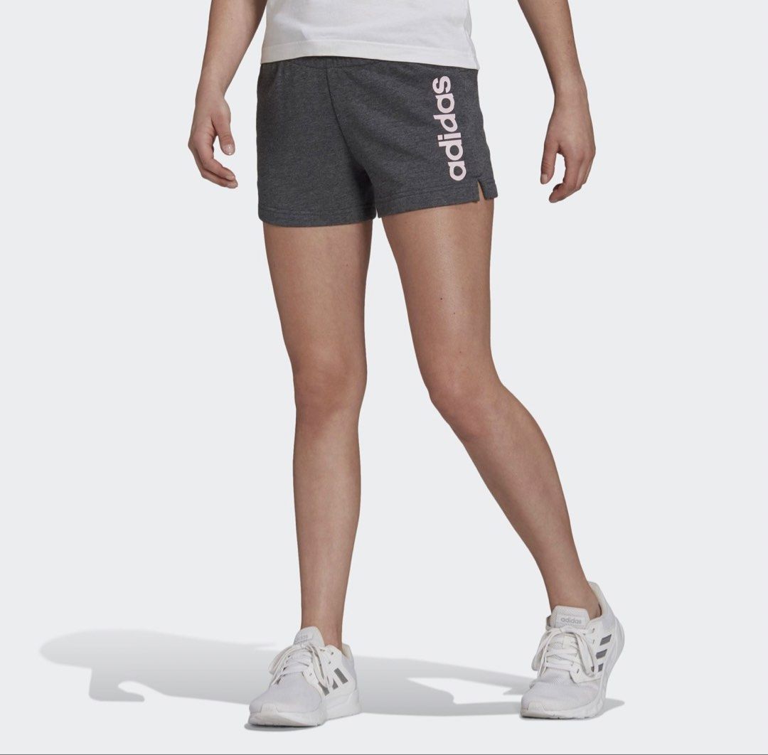 Adidas Essentials Slim Logo Sweat Shorts (Category: Shorts) located in San Juan City. Submitted by marthina.jacobo (Listing ID 1461427423, Image 3). Description: Excellent condition Barely used Runs big Dark grey color RFS: Decluttering Actual color may slightly vary due to lighting ₱450 + sf Modes of payment are through Unionbank/Metrobank/ GoTyme/ GCash.