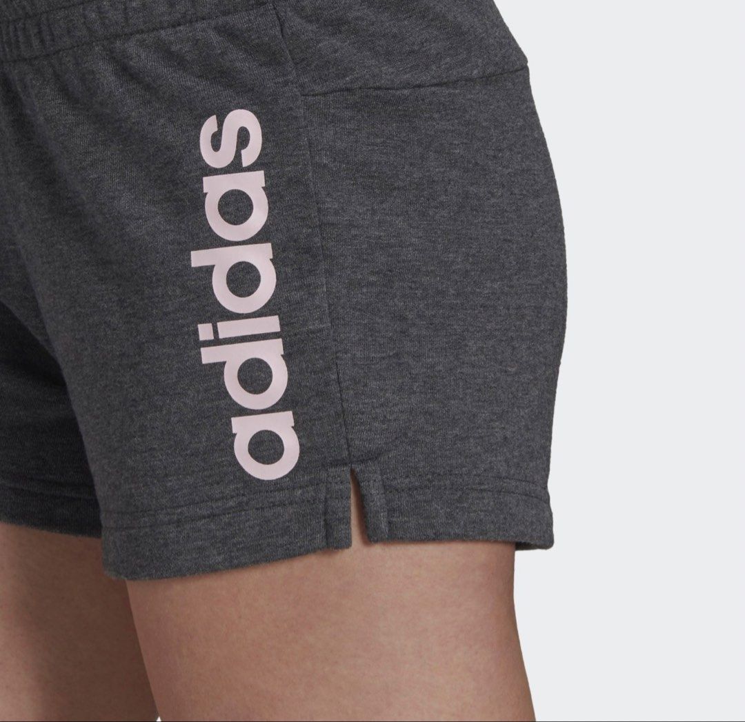 Adidas Essentials Slim Logo Sweat Shorts (Category: Shorts) located in San Juan City. Submitted by marthina.jacobo (Listing ID 1461427423, Image 2). Description: Excellent condition Barely used Runs big Dark grey color RFS: Decluttering Actual color may slightly vary due to lighting ₱450 + sf Modes of payment are through Unionbank/Metrobank/ GoTyme/ GCash.