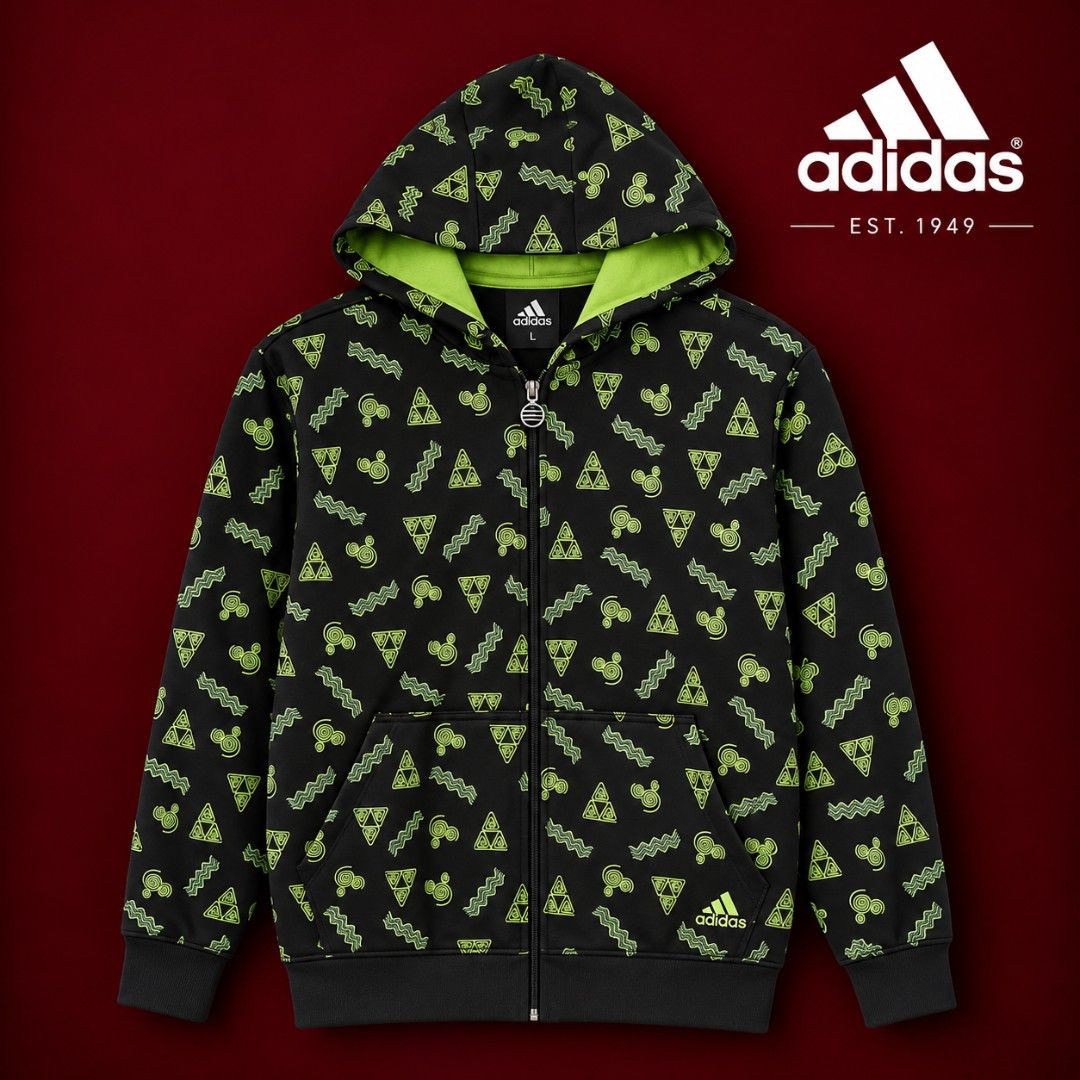 ADIDAS Full-zip Hoodie ORIGINAL (Category: Hoodies) located in Tagbilaran City. Submitted by jahrafael (Listing ID 1461452312, Image 1). Description: SIZE: Large in tag W:21 L:25 inches color rate: 9.7/ 10 issue:none.