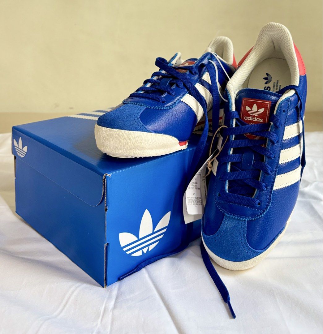 Adidas K 74 (Category: Sneakers) located in Caloocan City. Submitted by liveflower_016991 (Listing ID 1461482322, Image 2). Description: Adidas K 74 Royal Blue / Core White / Bright Red Size: US 7.5 UK 7 Brand new and original ❌ SRP: PHP 6,500 ✅ Now: PHP 3,000 + SF.