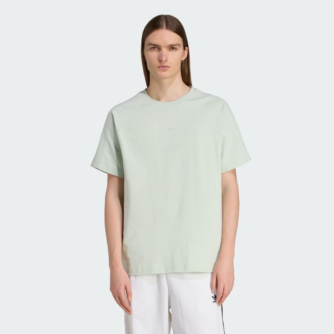 Adidas Premium Essentials Tee (Category: Tshirts & Polo Shirts ) located in Caloocan City. Submitted by heyheymareyyy (Listing ID 1461460888, Image 2). Description: selling 🫶 bought during the Adidas Warehouse Sale 2026 still have the original receipt :) Premium Essentials Tee size: XL color: Linen Green ₱850 only (orig price: ₱2.5k) 📍 makati city 🤝 meet-up available 📦 shipping available dm if interested 💌.