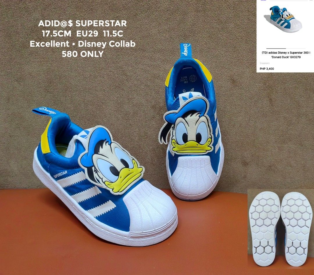 ADIDAS SUPERSTAR (Category: Babies & Kids Fashion) located in Cebu City. Submitted by shopwithshee (Listing ID 1461373748, Image 1). Description: Hi🖐 Welcome to my shop! All items are guaranteed 💯 orig. All Br@nded preloved items with ff conditions; Likenew ( LN), Excellent Used condition ( EUC), Very good condition (VGUC) Kindly refer Details in the pic. Dont hesitate to dm for more pics and angle you want to see. I will be happy to respond to