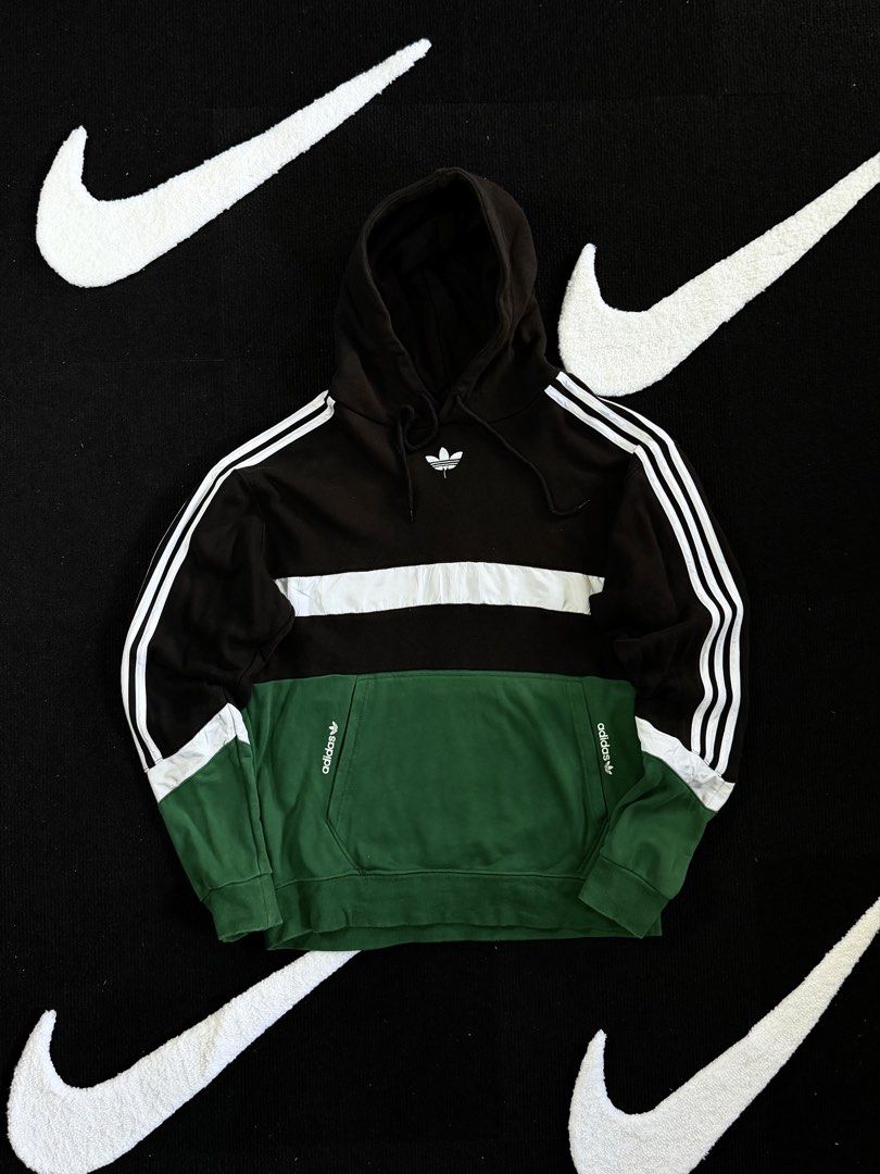 adidas tritone hoodie jacket (Category: Activewear) located in Manila. Submitted by styleandfly191238 (Listing ID 1461333788, Image 1). Description: dimes length-27 width-23 color rate-10/10 issue none better in personal excllent conditions color may vary due to light good fittings unli vc and vouch for your assurance dm me for more inquiry .