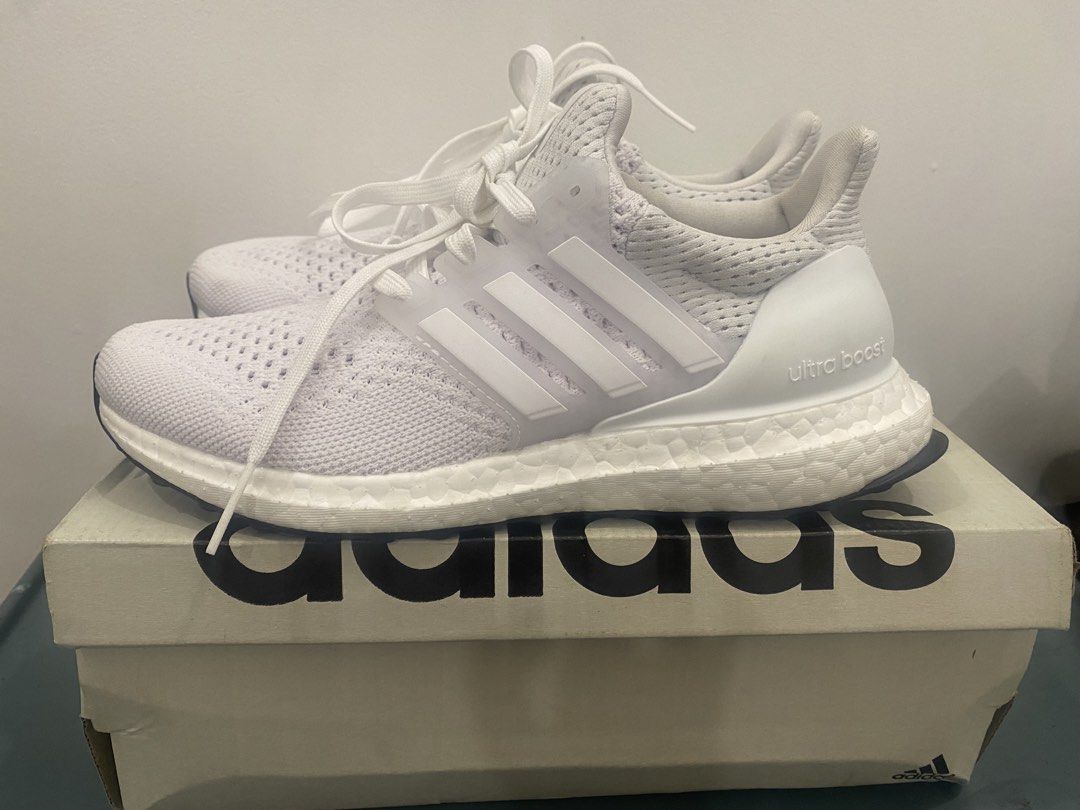 Adidas Ultraboost 1.0 (Category: Sneakers) located in Balanga. Submitted by be.gab (Listing ID 1461475079, Image 1). Description: Brand new Bought for 6k selling for 4.5k Complete with box and paperbag RFS: madudumihan ko lang white and me do not work well Add P300 for delivery.