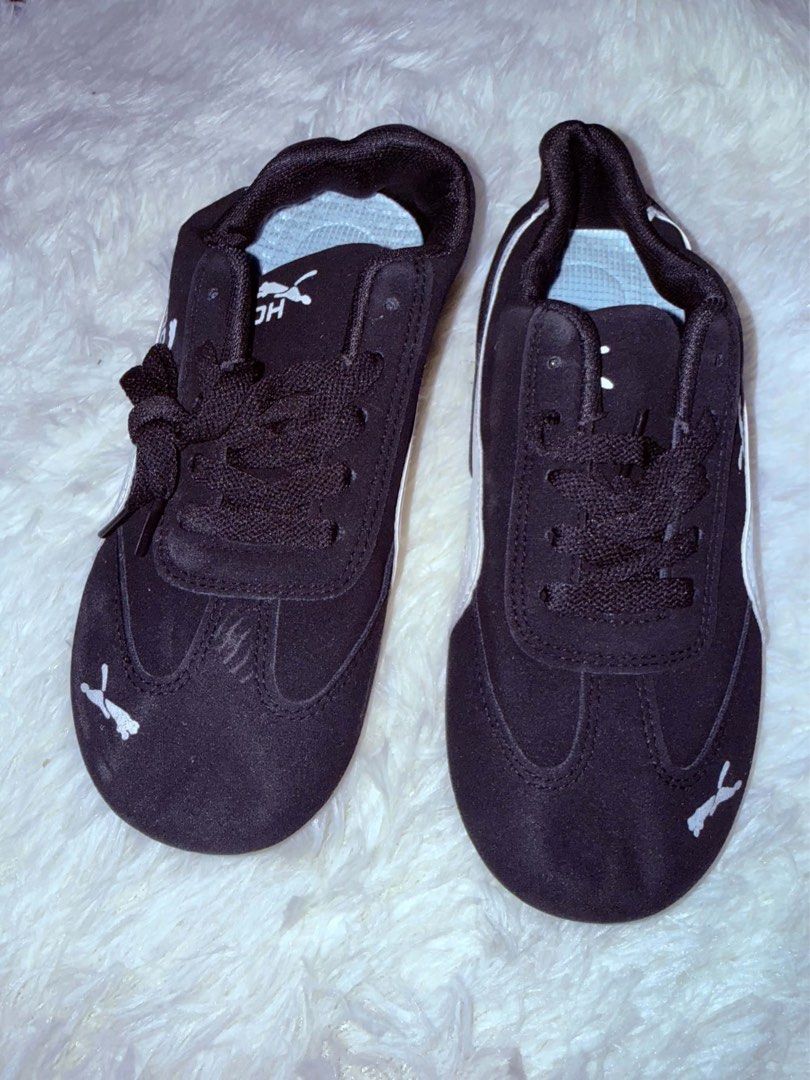 ADOH Black Suede Sneakers Size 37 (Category: Sneakers) located in Manila. Submitted by kyro0o (Listing ID 1461489099, Image 3). Description: - Style: Suede Sneakers - Color: Black with white accents - Closure: Lace-up - Size: 37 - Features: Wavy sole pattern for enhanced grip - Ideal for: Casual wear, light sports - loc taguig.
