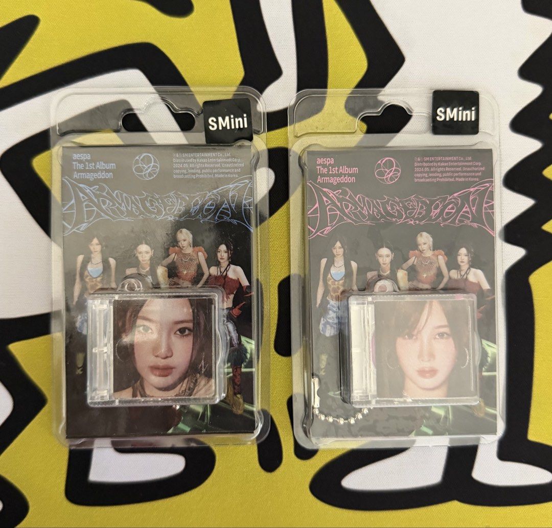 aespa Armageddon SMini Sealed - Giselle (Category: Designer & Blind Box Toys) located in Las Pinas. Submitted by declutteringclub (Listing ID 1461324973, Image 1). Description: Sealed. Pay as you order. Ningning - SOLD Giselle - available .