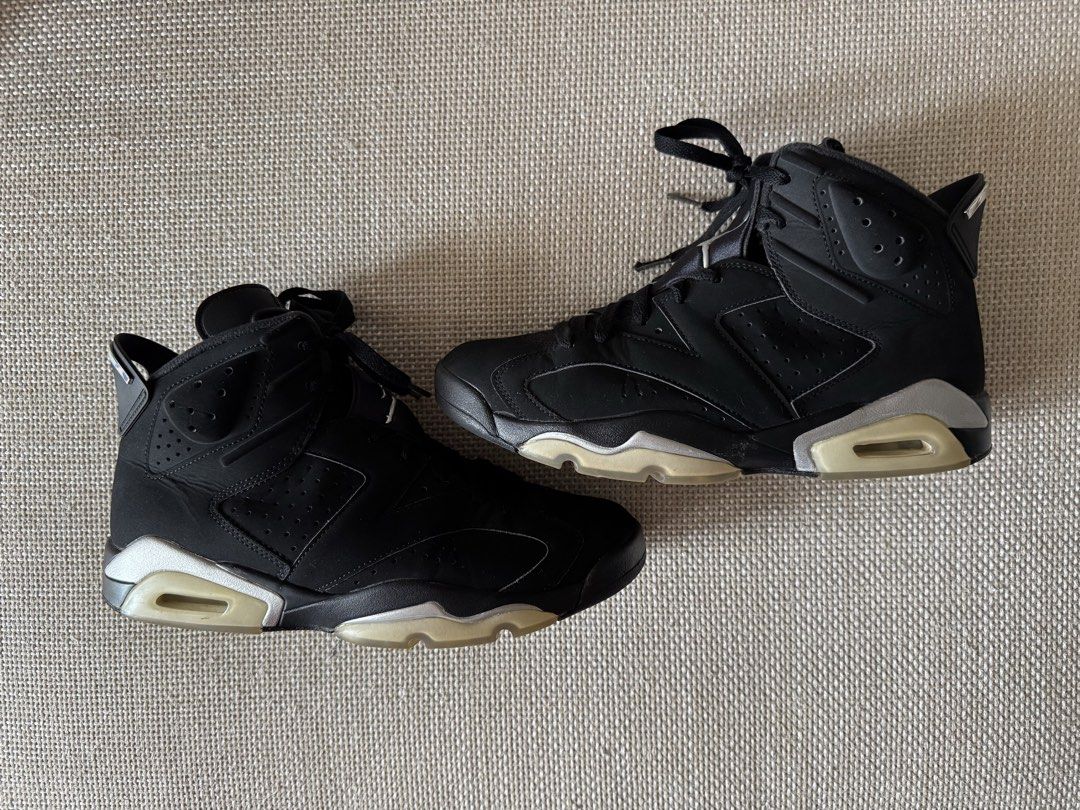 Air Jordan 6 Retro Metallic Chrome (Category: Sneakers) located in Pasig City. Submitted by joztselling (Listing ID 1461357492, Image 3). Description: No box Used a few times.