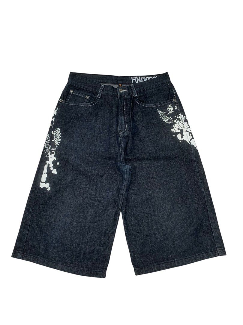 AKDMKS (Category: Shorts) located in Aloran. Submitted by archives_wear (Listing ID 1461375729, Image 3). Description: ISSUE ALTERED LENGTH GINAGAWANG JORTS WAIST 32 THIGH 14 LENGTH 27 LEG OPENING 12 PRICE 1500.