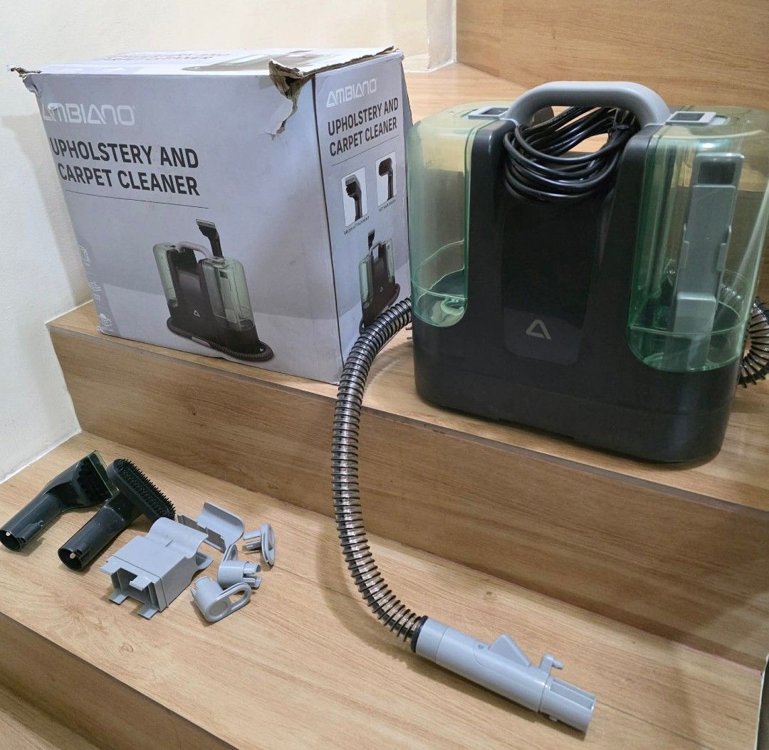 AMBIANO WET & DRY VACUUM (Category: Vacuum Cleaner & Housekeeping) located in Bulacan. Submitted by iamvanillapeach (Listing ID 1461477425, Image 1). Description: Ambiano wet and dry Vacuum upholstery cleaner Good as new(tested) With 30 days service warranty 📩 📍 Pulilan, Bulacan.