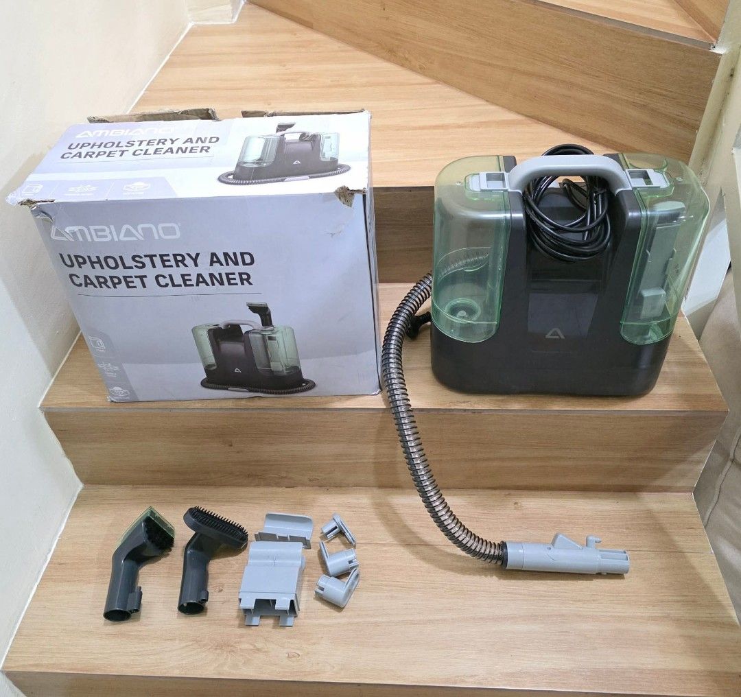 AMBIANO WET & DRY VACUUM (Category: Vacuum Cleaner & Housekeeping) located in Bulacan. Submitted by iamvanillapeach (Listing ID 1461477425, Image 2). Description: Ambiano wet and dry Vacuum upholstery cleaner Good as new(tested) With 30 days service warranty 📩 📍 Pulilan, Bulacan.