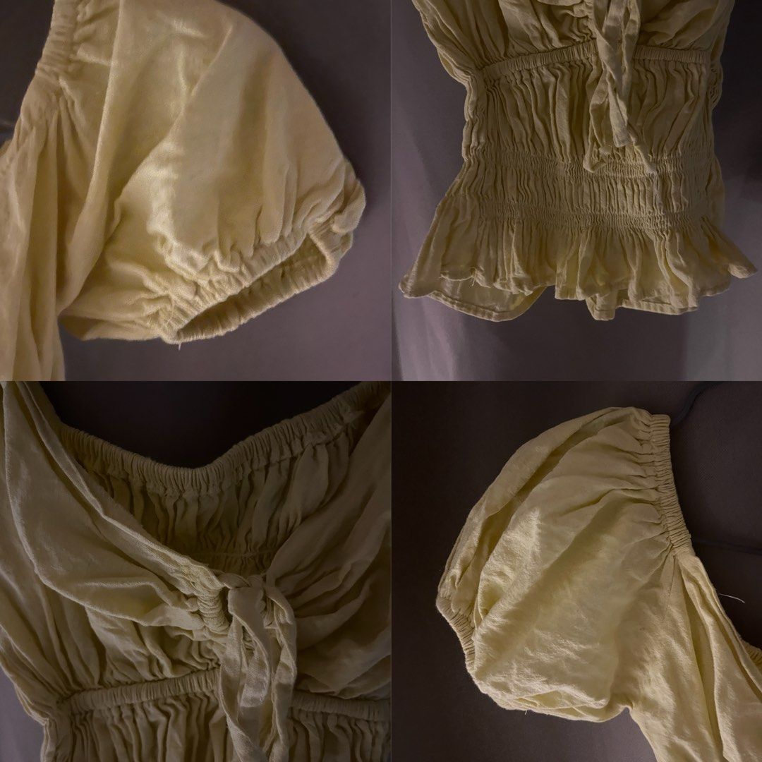 Amelia Top (Category: Blouses) located in Manila. Submitted by lovedbygela19 (Listing ID 1461558279, Image 2). Description: - used twice - ready for its new owner ◡̈ - no issue - bought this sa orange app for ₱257.