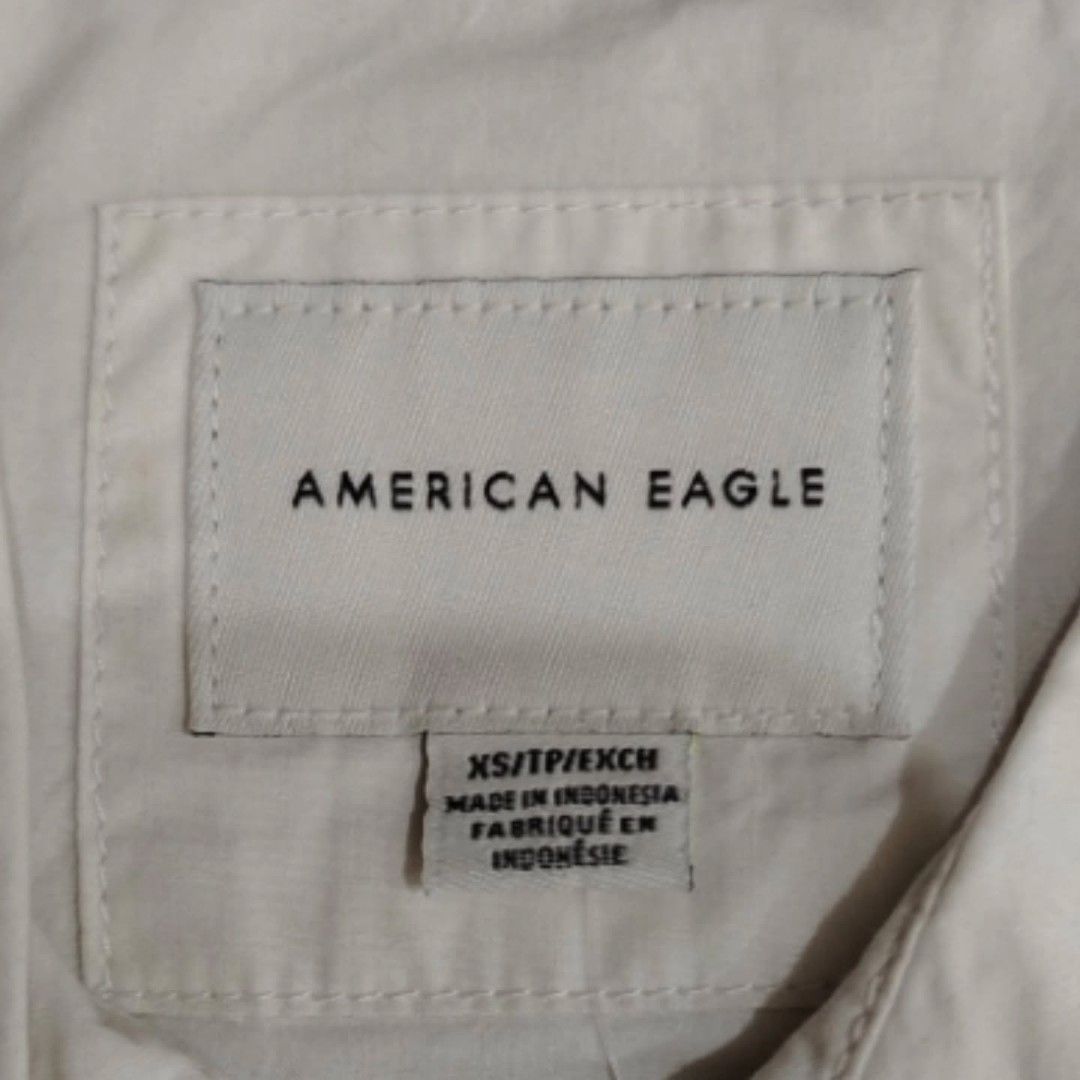 American Eagle Classic Crisp White Button-Down Long Sleeve Shirt (Category: Longsleeves) located in Cavite. Submitted by lune.and.lore (Listing ID 1461333102, Image 3). Description: 𓏲𝄢 ┆ American Eagle Classic Crisp White Button-Down Long Sleeve Shirt ♡ item code : NIN - 126 🀢 condition : brand new, no flaws, need wash 𖤝 size : xs - s (xs on tag) 𖤝 original price : ₱1,990 – ₱2,990 𖤝 price : sol ₱200 (au) 𓋜 MOD : J&T 𓋜 MOP : GCash ⚚ check 