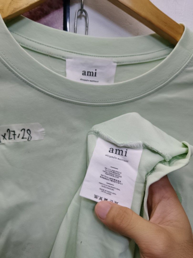 ami tee (Category: Tshirts & Polo Shirts ) located in Valenzuela. Submitted by joshwrldselection (Listing ID 1461554044, Image 3). Description: medium - large very good condition need wash only thrift..