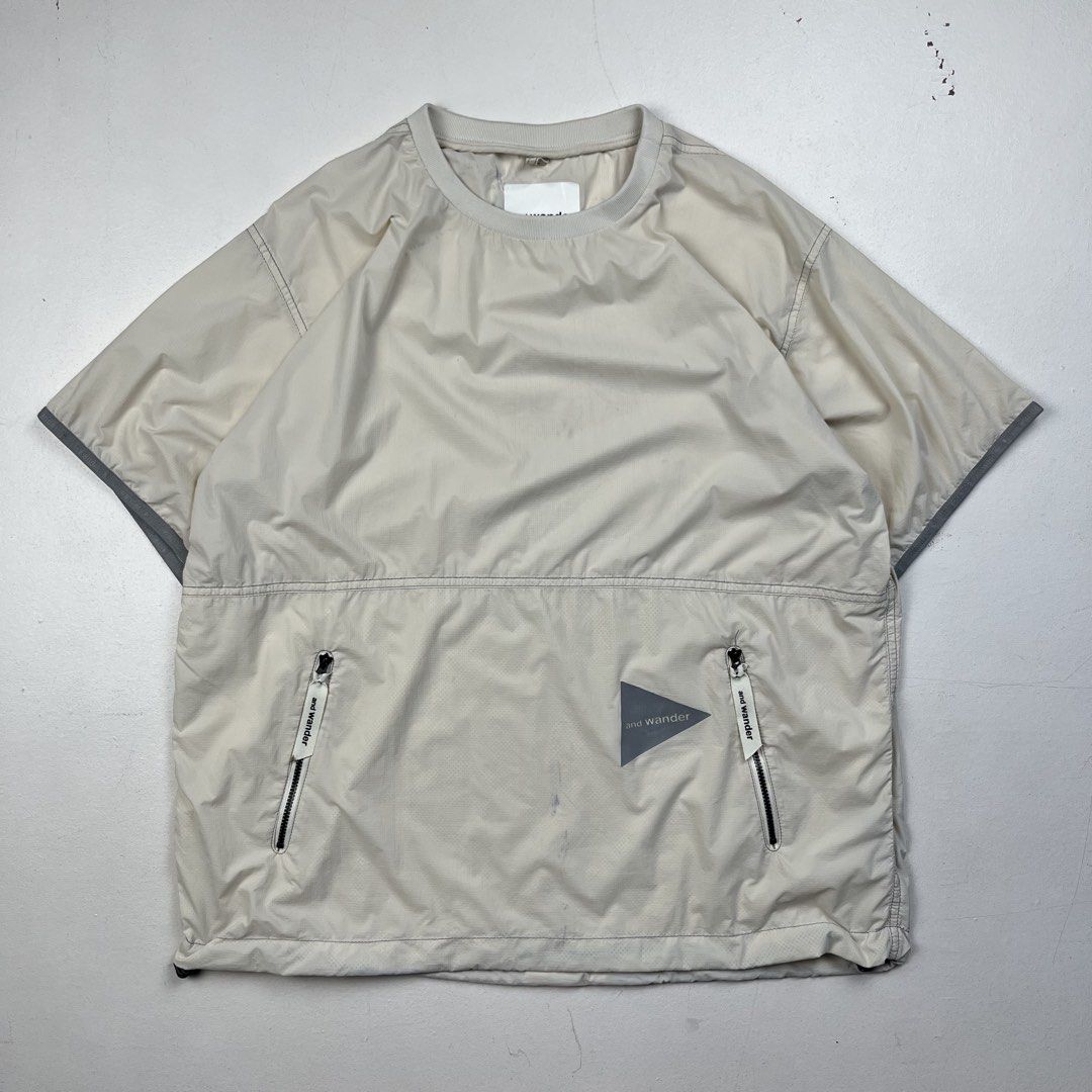 and wander Pertex Wind T-Shirt (Category: Coats, Jackets and Outerwear) located in Manila. Submitted by _jaime (Listing ID 1461409498, Image 2). Description: and wander Pertex Wind T-Shirt issue: Small/marks stain on both front and back Size: S Shoulder: 19 inches Chest width: 22.5 inches Length: 26 inches Made in Japan 1,500 price is negotiable.