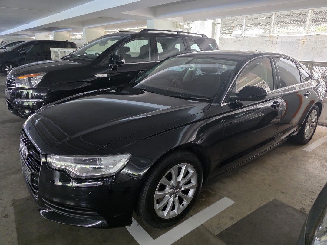 Audi A6 2.0 TFSI Multitronic (A) (Category: Used Cars) located in Singapore. Submitted by wolfstreet (Listing ID 1461405838, Image 2). Description: 2 owner car, +1 due to coe renewal. able to guarantee genuine mileage in the contract. annual inspection done in Aug. road tax until end jan next yr. thing changed within 2 years - compressor - cooling coil - tyres (left 50%) - suspension - lower arm controls reminding 4 servicing package with liquid 