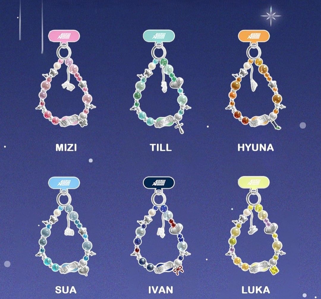 Authentic Alien Stage Phone Charm - HYUNA (Category: Bracelets) located in Manila. Submitted by liziee.collections (Listing ID 1461324799, Image 2). Description: Inclusions - Box and dust bag - Photocards with sleeve Available characters: Hyuna Mizi - RESERVED Sua - RESERVED Luka - RESERVED Till - SOLD ❀ With freebies ❀ PRICE IS STILL NEGOTIABLE ❀ What you see is what you get.