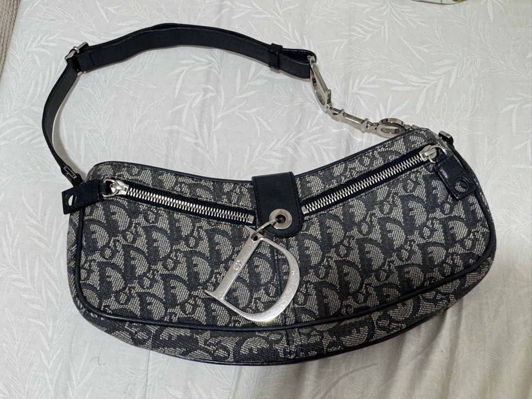 AUTHENTIC Christian Dior Diorissimo D-Charm Shoulder Bag (Category: Luxury Bags & Wallets) located in Pasay City. Submitted by aemi.dvo (Listing ID 1461466162, Image 1). Description: - bought this from SONU Vintage on ig - still in good condition - slightly negotiable - not in a hurry to sell this, lowballers will not be entertained RFS: I don’t reach for her and not my style anymore .