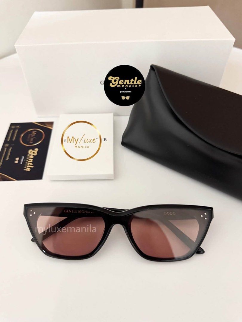 Authentic Gentle Monster - Dodo 01(RM) With Box Set) (Category: Sunglasses & Eyewear) located in Manila. Submitted by myluxe.manila (Listing ID 1461470917, Image 1). Description: Want to cop yours? Order now & Receive it today! Onhand and ready to deliver ✨ ⭐️CELEBRITY TRUSTED SHOP ⭐️ 🤩 LOWEST PRICE IN THE MARKET 🤩 All Brand new and actual photos/videos posted Legit Import from Seoul, South Korea 🇰🇷 We accept cod same day delivery thru grab o