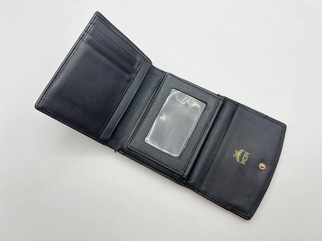 Authentic Vintage MCM Compact trifold wallet (Category: Wallets & Card holders) located in Cagayan de Oro. Submitted by borse_de_amore (Listing ID 1461370694, Image 3). Description: Authentic Vintage MCM Compact trifold wallet Rank BC pls see pics for flaws. 🏷️590.