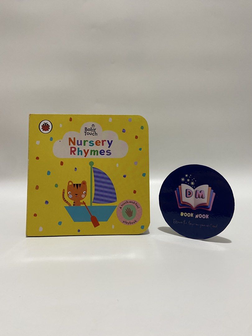 Baby Touch Nursery Rhymes (Category: Children's Books) located in Caloocan City. Submitted by dmbooknook (Listing ID 1461515322, Image 1). Description: - EUC - Interactive board book, touch and feel ⛵ Nursery Rhymes - Classic rhymes with cute art and touchy feel 📌 𝘈𝘭𝘭 𝘪𝘵𝘦𝘮𝘴 𝘢𝘳𝘦 𝘤𝘳𝘰𝘴𝘴𝘱𝘰𝘴𝘵𝘦𝘥. 𝘍𝘪𝘳𝘴𝘵 𝘵𝘰 𝘱𝘢𝘺/𝘤𝘰𝘯𝘧𝘪𝘳𝘮 𝘨𝘦𝘵𝘴 𝘵𝘩𝘦 𝘣𝘰𝘰𝘬. 📌 𝘉𝘰𝘰𝘬𝘴 𝘢𝘳𝘦 𝘱𝘳𝘦-𝘭𝘰𝘷𝘦𝘥 𝘢𝘯𝘥 𝘮𝘢𝘺 𝘩𝘢𝘷𝘦 𝘧𝘭𝘢𝘸�