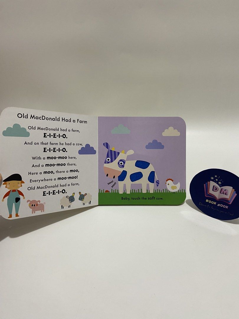Baby Touch Nursery Rhymes (Category: Children's Books) located in Caloocan City. Submitted by dmbooknook (Listing ID 1461515322, Image 2). Description: - EUC - Interactive board book, touch and feel ⛵ Nursery Rhymes - Classic rhymes with cute art and touchy feel 📌 𝘈𝘭𝘭 𝘪𝘵𝘦𝘮𝘴 𝘢𝘳𝘦 𝘤𝘳𝘰𝘴𝘴𝘱𝘰𝘴𝘵𝘦𝘥. 𝘍𝘪𝘳𝘴𝘵 𝘵𝘰 𝘱𝘢𝘺/𝘤𝘰𝘯𝘧𝘪𝘳𝘮 𝘨𝘦𝘵𝘴 𝘵𝘩𝘦 𝘣𝘰𝘰𝘬. 📌 𝘉𝘰𝘰𝘬𝘴 𝘢𝘳𝘦 𝘱𝘳𝘦-𝘭𝘰𝘷𝘦𝘥 𝘢𝘯𝘥 𝘮𝘢𝘺 𝘩𝘢𝘷𝘦 𝘧𝘭𝘢𝘸�