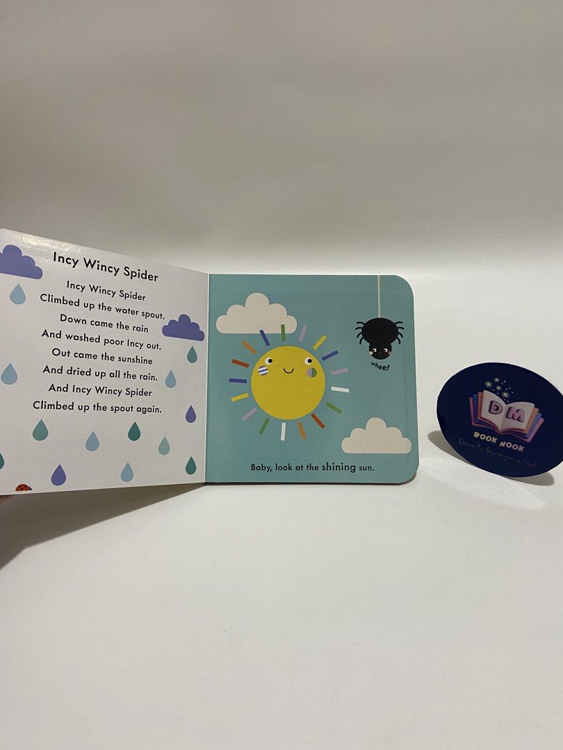 Baby Touch Nursery Rhymes (Category: Children's Books) located in Caloocan City. Submitted by dmbooknook (Listing ID 1461515322, Image 3). Description: - EUC - Interactive board book, touch and feel ⛵ Nursery Rhymes - Classic rhymes with cute art and touchy feel 📌 𝘈𝘭𝘭 𝘪𝘵𝘦𝘮𝘴 𝘢𝘳𝘦 𝘤𝘳𝘰𝘴𝘴𝘱𝘰𝘴𝘵𝘦𝘥. 𝘍𝘪𝘳𝘴𝘵 𝘵𝘰 𝘱𝘢𝘺/𝘤𝘰𝘯𝘧𝘪𝘳𝘮 𝘨𝘦𝘵𝘴 𝘵𝘩𝘦 𝘣𝘰𝘰𝘬. 📌 𝘉𝘰𝘰𝘬𝘴 𝘢𝘳𝘦 𝘱𝘳𝘦-𝘭𝘰𝘷𝘦𝘥 𝘢𝘯𝘥 𝘮𝘢𝘺 𝘩𝘢𝘷𝘦 𝘧𝘭𝘢𝘸�