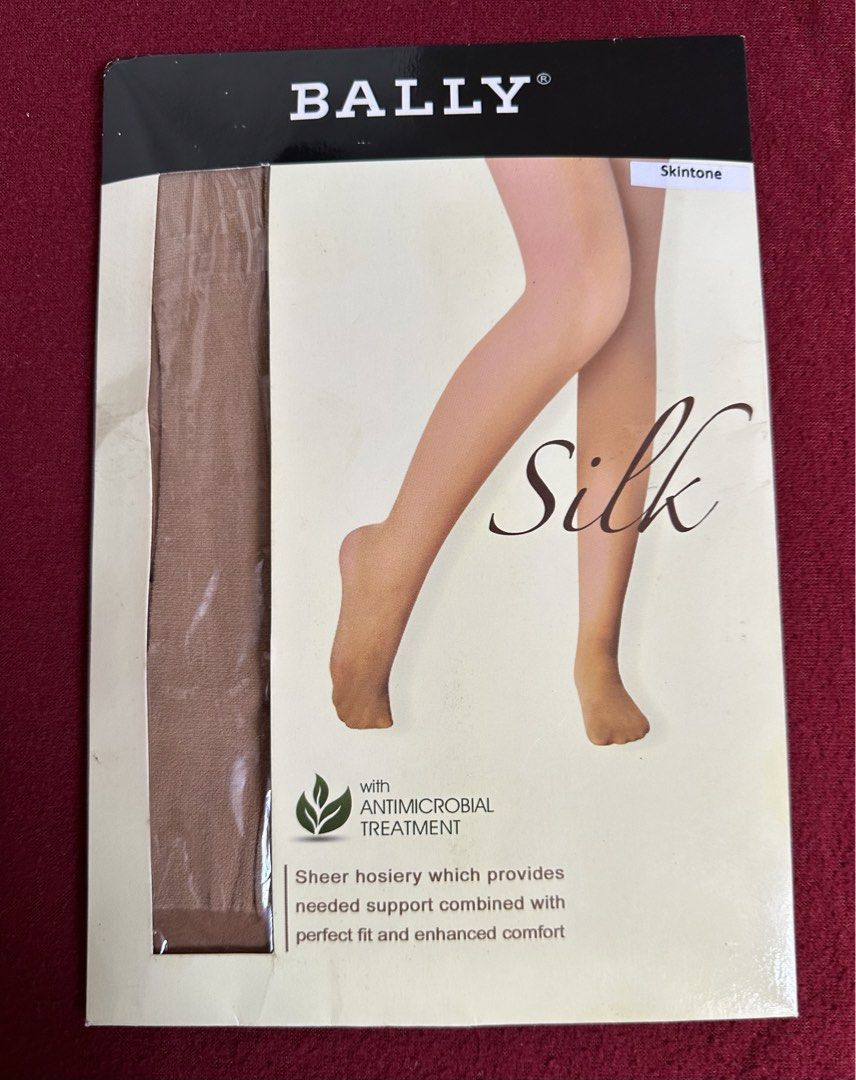 Bally Silk Sheer Hosiery Skintone (Category: Undergarments & Loungewear) located in Mandaluyong City. Submitted by unworntobarelyworn (Listing ID 1461359747, Image 1). Description: - Bally Silk sheer hosiery in skintone - Made with 85% Nylon, 15% Spandex - Antimicrobial treatment for lasting freshness - Provides support and comfort for all-day wear - Achieves a flawless look with a subtle hint of color - Care instructions: Hand wash separately, d