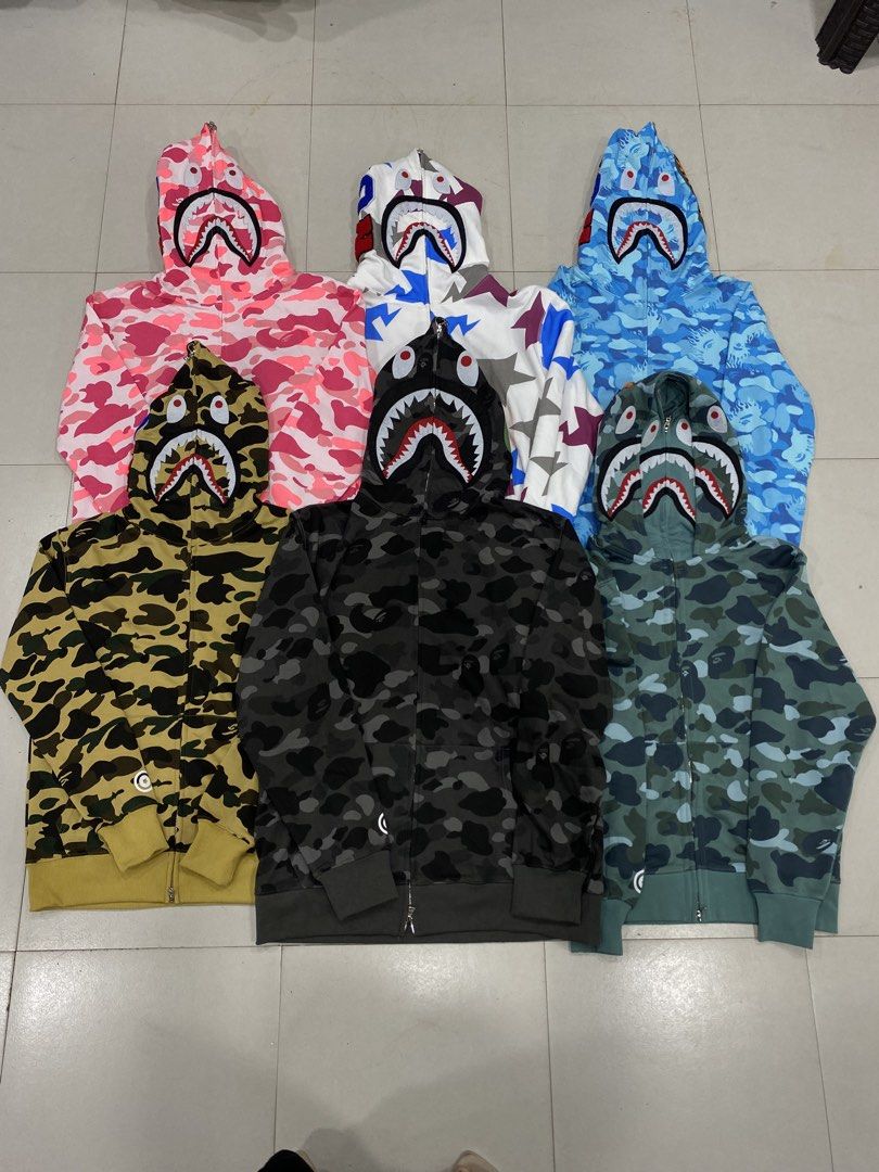 Bape Full Zip Hoodie (Category: Hoodies) located in Caloocan City. Submitted by brandon.regalado2 (Listing ID 1461335166, Image 2). Description: NEGO FOR SURE BUYER DM FOR MORE DETAILS🛒.