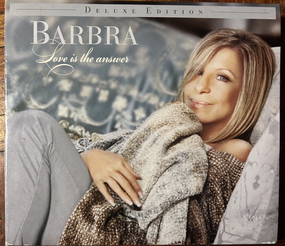 Barbra Streisand Love is the Answer Deluxe Edition 2CD Set (Category: CDs & DVDs) located in Caloocan City. Submitted by dillydadi67 (Listing ID 1461476521, Image 1). Description: - Barbra Streisand 'Love is the Answer' Deluxe Edition - 2CD Set: Includes main album and quartet versions - Featured Songs: 'Here's to Life', 'Make Someone Happy', and more - Bonus Content: Booklet with photos and liner notes - Ideal for collectors and Barbra Streisand
