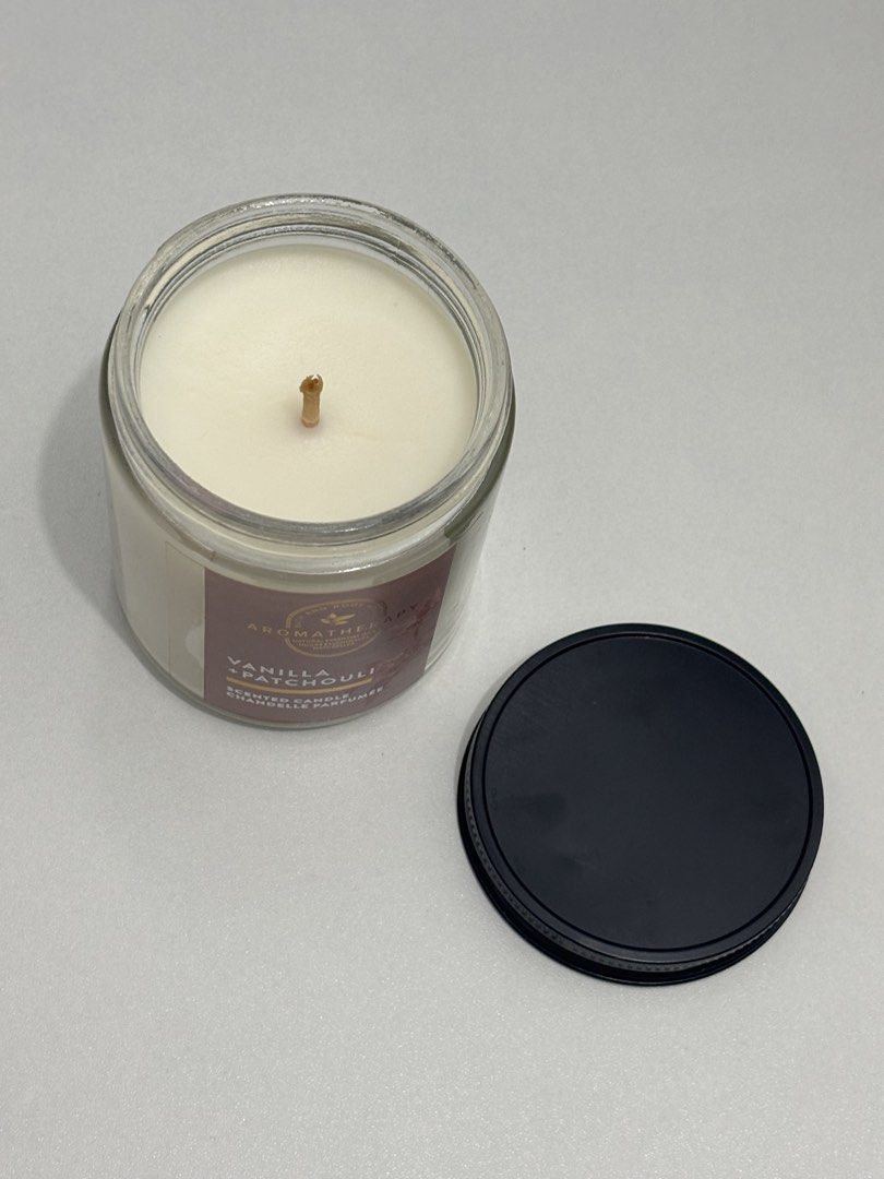 Bath & Body Works Vanilla + Patchouli Scented Candle (Category: Home Fragrance) located in Zamboanga. Submitted by silverfrost (Listing ID 1461332244, Image 2). Description: 📌 1 Wick Vanilla + Patchouli Weight: 7 oz (approx. 198 grm Fragrance notes: sweet vanilla patchouli, Italian bergamot, and cedarwood..